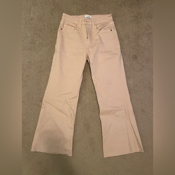 Sneak Peek Tan Flare Jeans - Picture 1 of 1